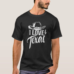 T-shirt I Love Texas Pride dit Patriotic Texan Premium