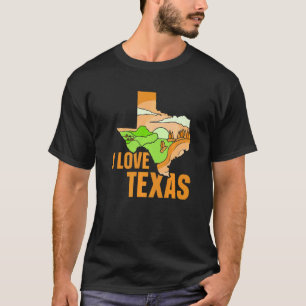 T-shirt I Love Texas Pride Texan Patriotic Sayings Premium