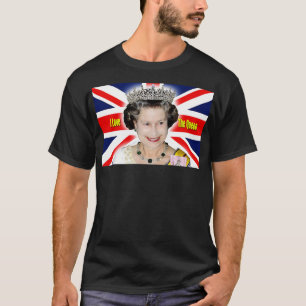 T-shirt I Love The Queen - HM Queen Elizabeth II Professio