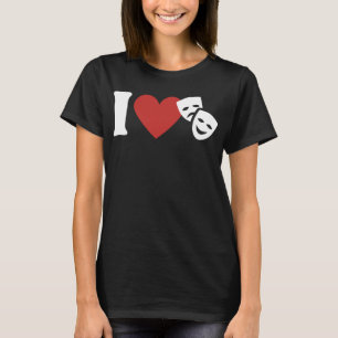 T-shirt I Love Théâtre