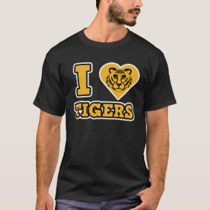 T-shirt I Love Tigers Tiger Tiger Tiger