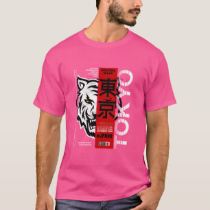 T-shirt I Love Tokyo, Cool Tokyo Japon Wild Tiger Graphic