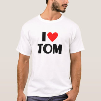 T-shirt I Love Tom - I Heart Tom