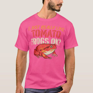 T-shirt I Love Tomato Frogs Funny Tomato Frog Lover