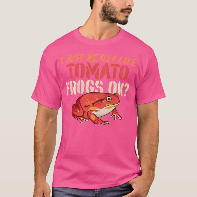 T-shirt I Love Tomato Frogs Funny Tomato Frog Lover (Devant)