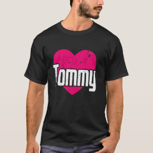 T-shirt I Love Tommy Cute Prénom I Heart Tommy