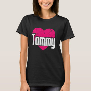 T-shirt I Love Tommy Cute Prénom I Heart Tommy