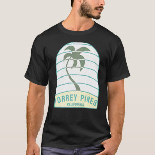 T-shirt I Love Torrey Pines Beach California Palm Tree Ca