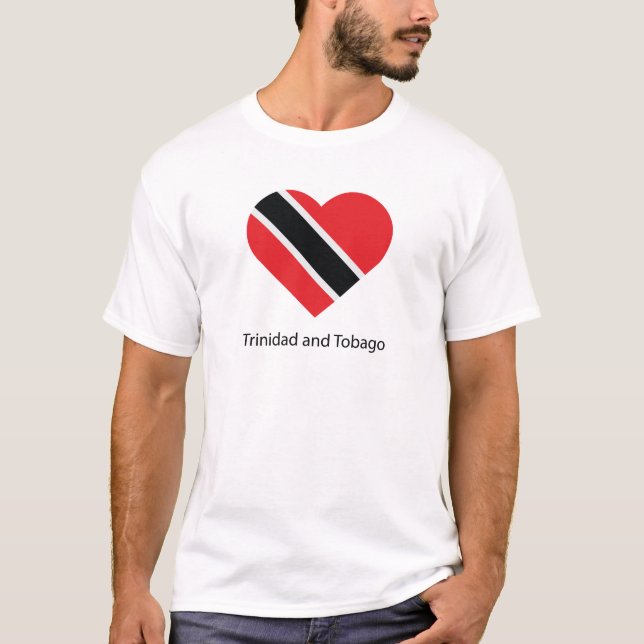 T-shirt I Love Trinidad and Tobago (Devant)