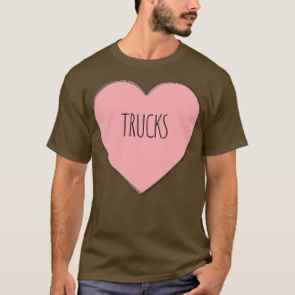 T-shirt I Love Trucks 3