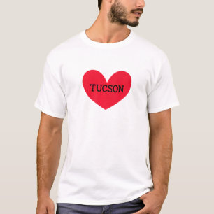 T-shirt I Love Tucson Hometown Arizona Home State Az Resid