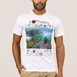 T-shirt I LOVE TUSCANY /Dawn In Green Wood et Lady in Red