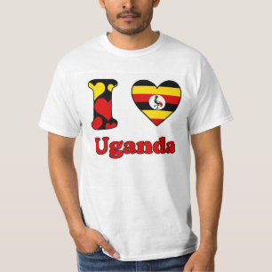 T-shirt I love Uganda