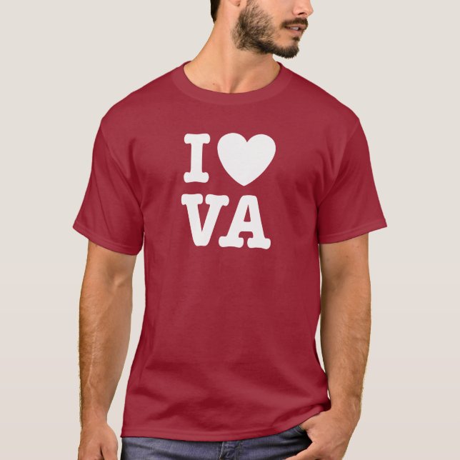 T-shirt I Love VA (Devant)