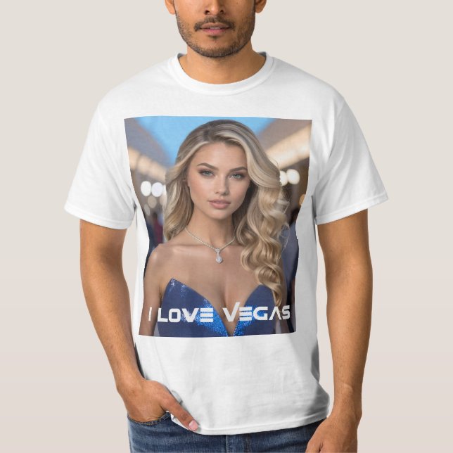 T-SHIRT I LOVE VEGAS (Devant)
