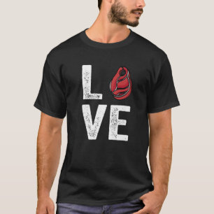 T-shirt I Love Viande Barbecue Fumer Viande BBQ Grill Gril