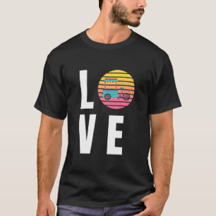 T-shirt I Love Vintage Vendeur de glace Panier Protéger la