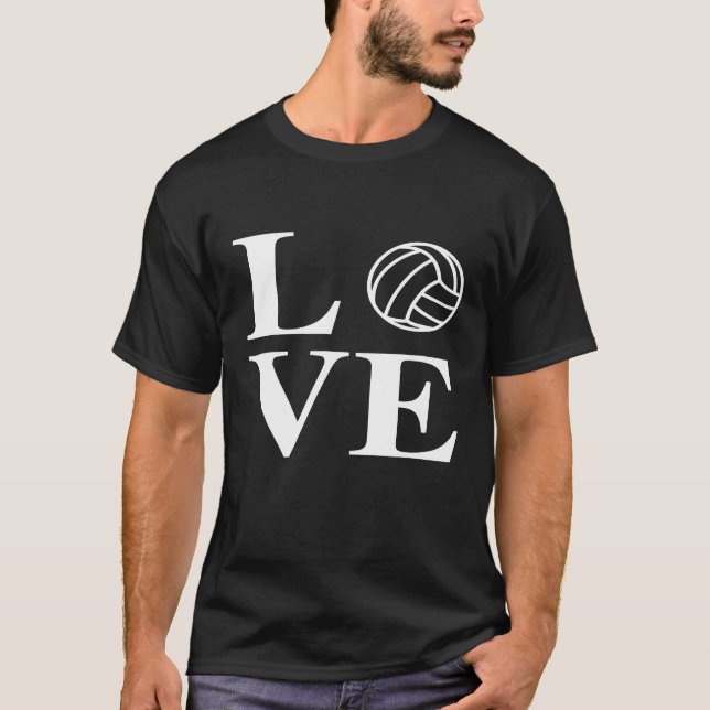 T-shirt I Love Volleyball 7 (Devant)
