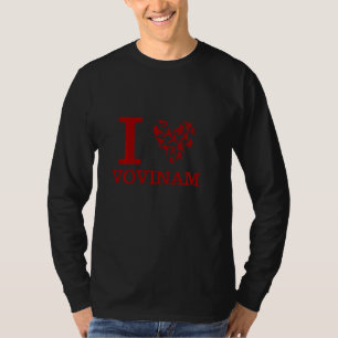 T-shirt I Love Vovinam Viet Vo Dao Vvd Vo Viet Nam Vvn Fig