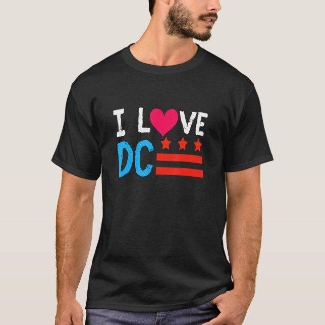 T-shirt I Love Washington D C District Of Columbia Native (Devant)