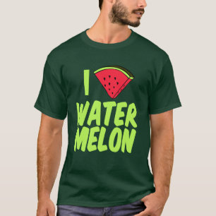 T-shirt I Love Watermelon mignon été