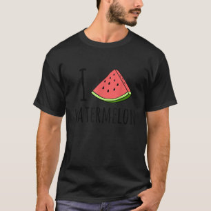 T-shirt I Love Watermelon Shirt Watermelon Lover Shirt