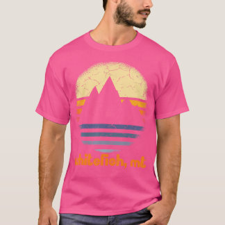 T-shirt I Love Whitefish Montana Rocky Mountains Randonnée