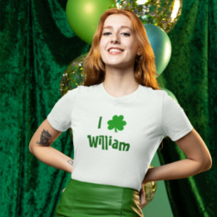 T-shirt I Love William St. Patrick's Day