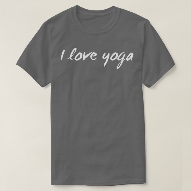 T-shirt I Love Yoga 1 (Design devant)