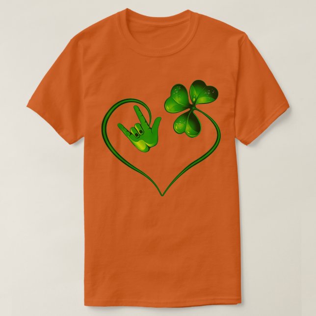 T-shirt I Love You ASL Sign Language 1 (Design devant)