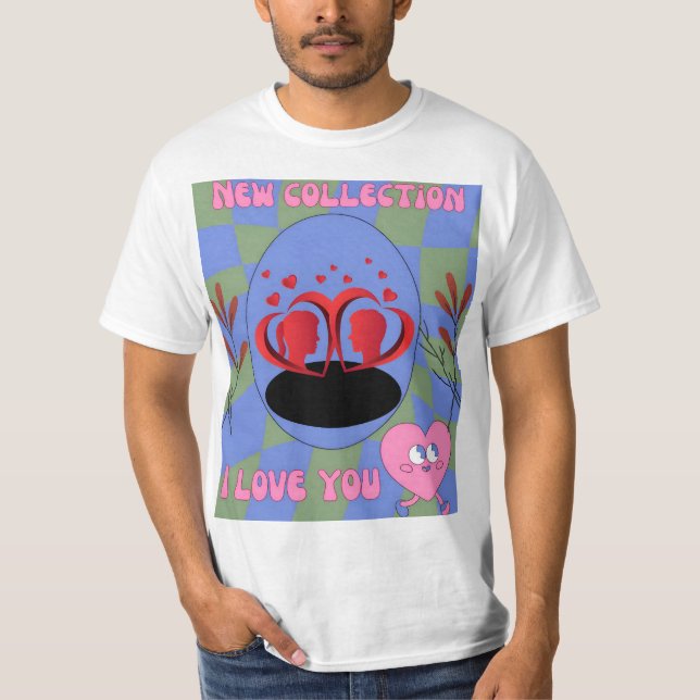 T-shirt "I Love You - Minimalist Value Edition" (Devant)