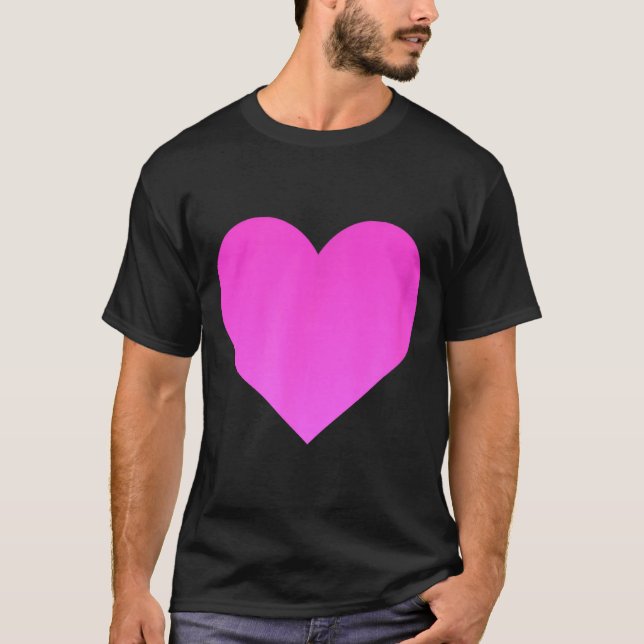 T-shirt I Love You Nk Purple Heart Valentines Day Emotico  (Devant)