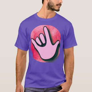 T-shirt I Love You Sign Language to Deaf People