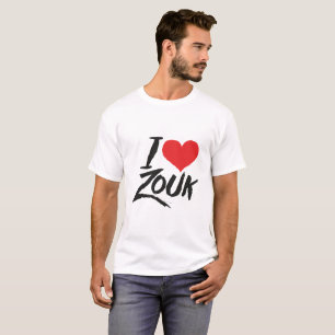 T-shirt I love Zouk