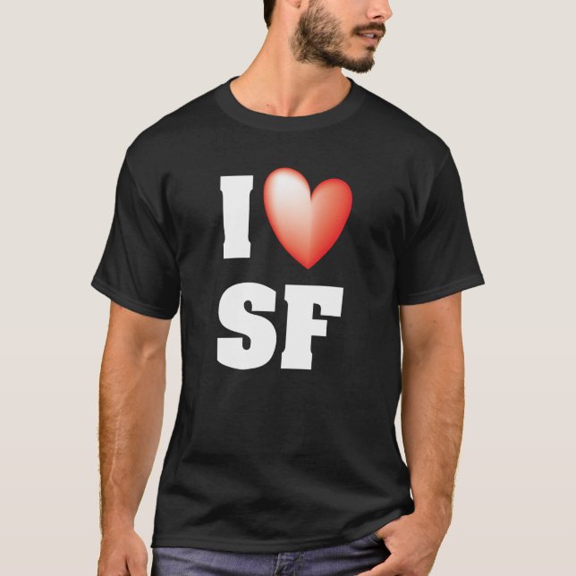 T-shirt I Luv SF (Devant)