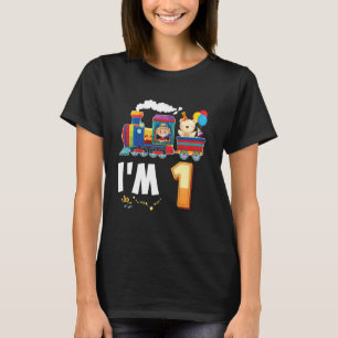 T-shirt I M 1 An Train 1er Anniversaire Awesome Happy Tr