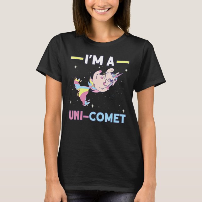 T-shirt I M A Uni Comet Comet Unicorn (Devant)