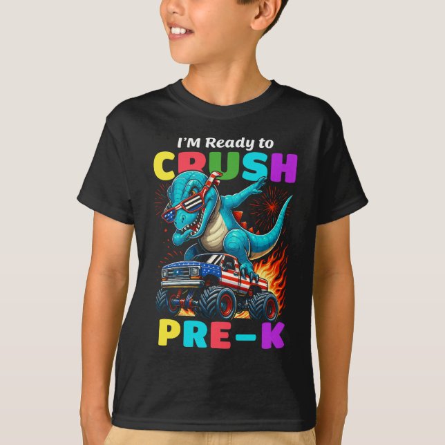 T-shirt I’m Ready to Crush Pre-K - for Preschool Kids (Devant)