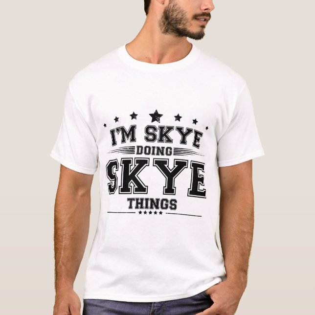 T-shirt i’m Skye faisant Skye (Devant)