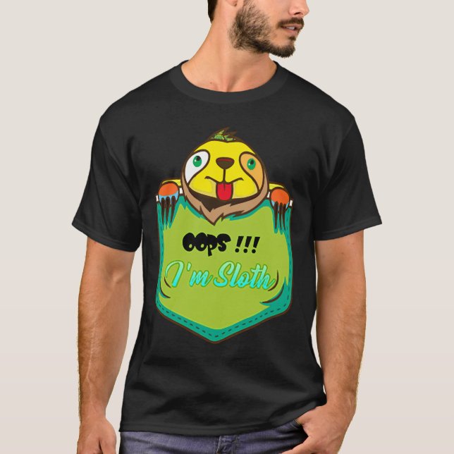 T-shirt I M Sloth Mugs S (Devant)