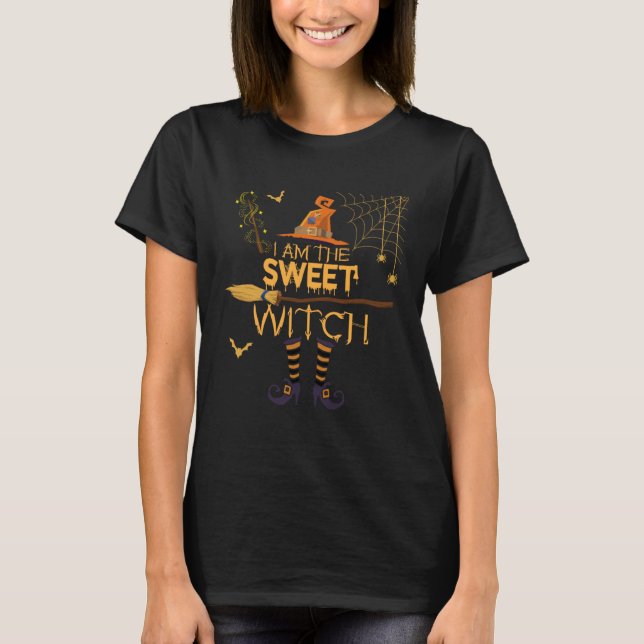 T-shirt I m the Sweet Witch Matching Halloween Group Costu (Devant)