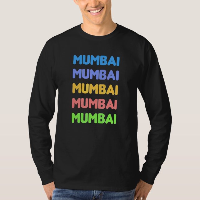 T-shirt I Miss You So Much My Beautiful City Mumbai in Ind (Devant)