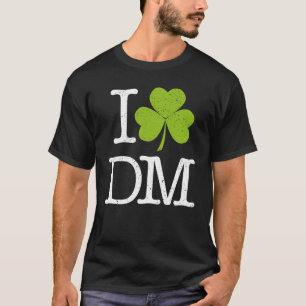 T-shirt I mode de profondeur shamrock (i love DM)