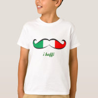 I moustache italienne de drapeau de Baffi
