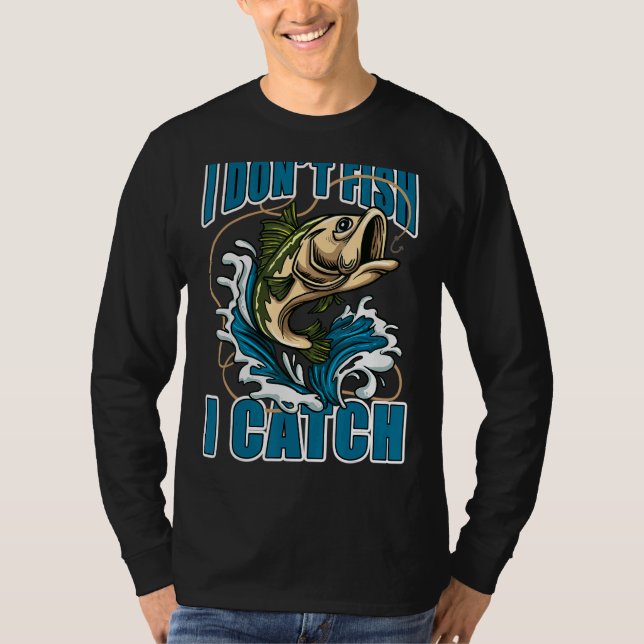 T-shirt I Ne Poisson I Catch Pêche (Devant)