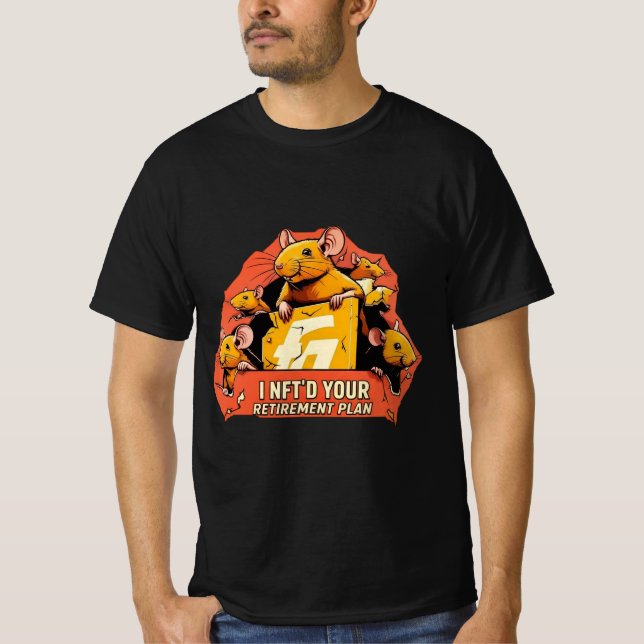 T-shirt I NFT votre régime de retraite - Cristaux (Devant)