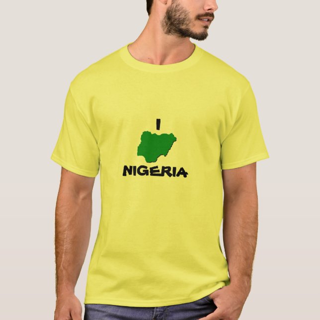 T-shirt I ♥ Nigéria (Devant)