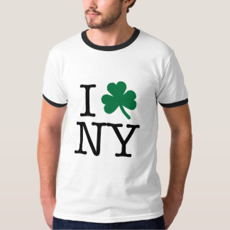 T-shirt I noir du TRÈFLE NY sur la lumière