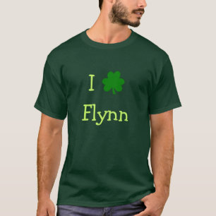T-shirt I Nom du Shamrock Jour de St Pats Vert