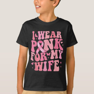 T-shirt I Nous Pink Pour Ma Femme Soutien De Sensibilisati